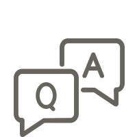 Q/A Speech Bubble Icon